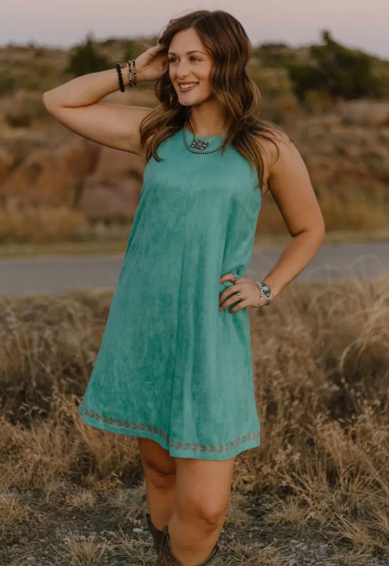 Turquoise Dress