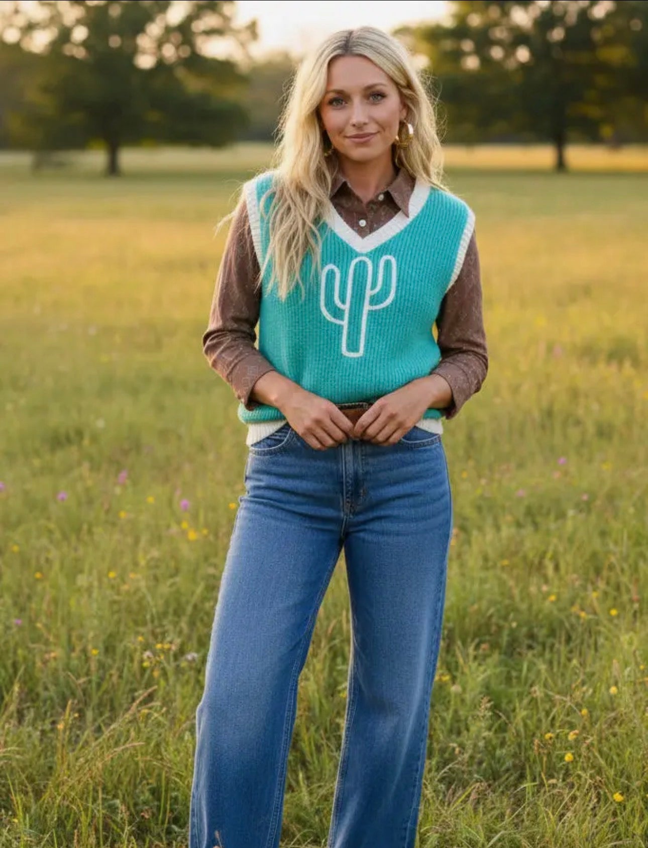 Turquoise Vest