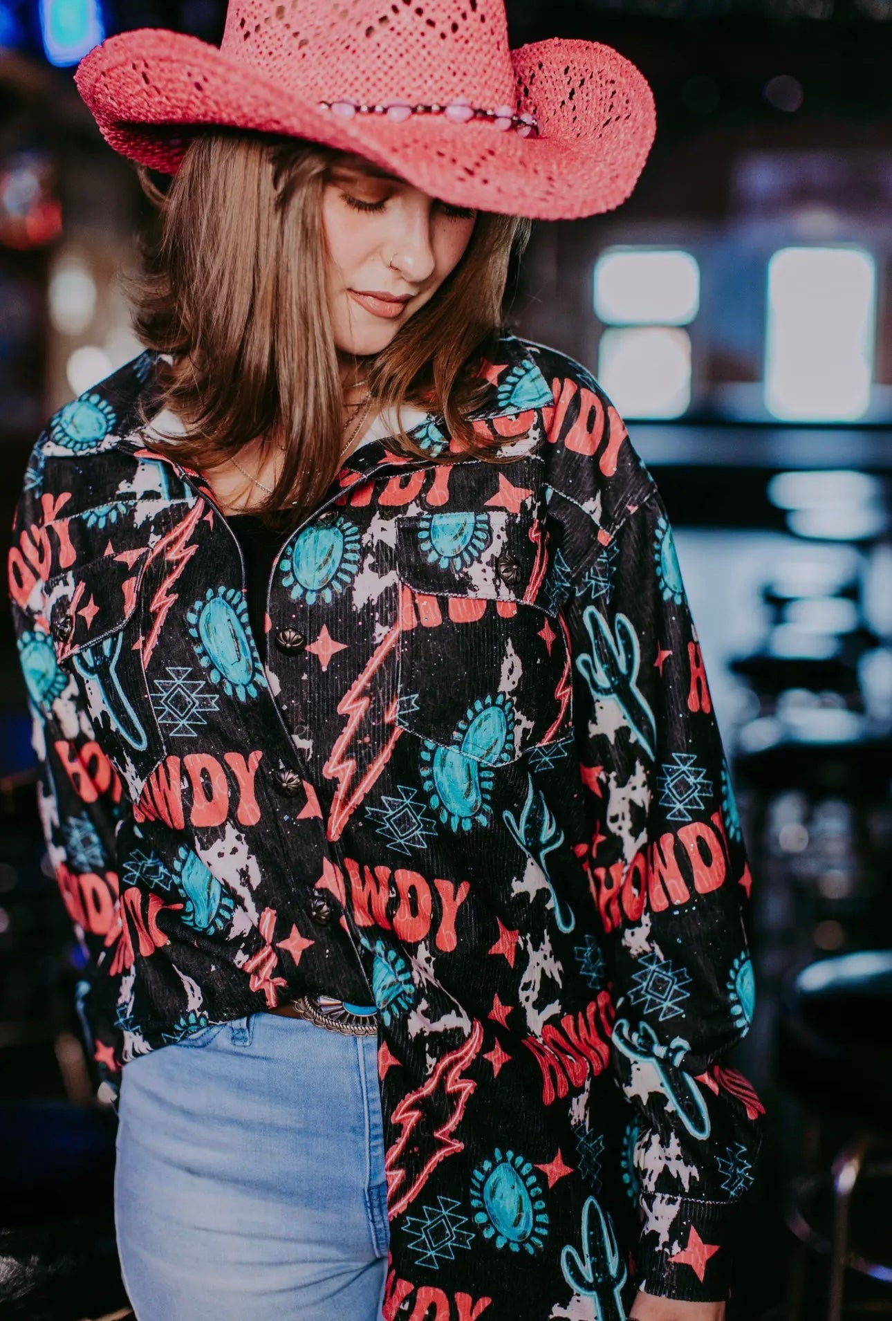 Black Howdy Shacket