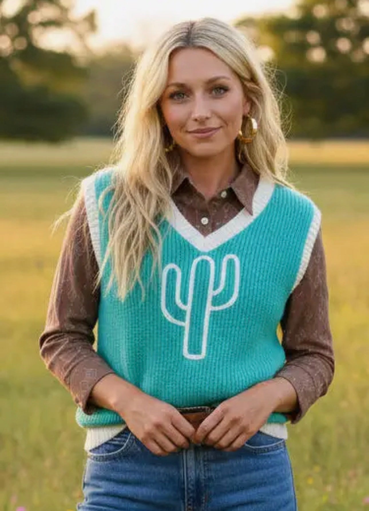 Turquoise Vest