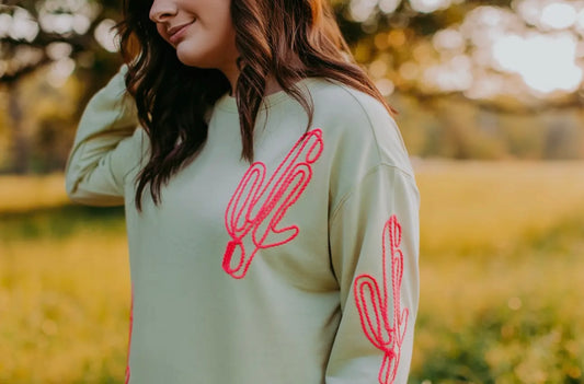 Lime Green Crew Neck
