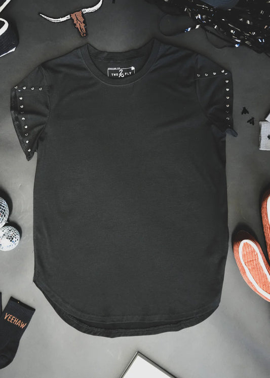 Black Shirt W/Rivets