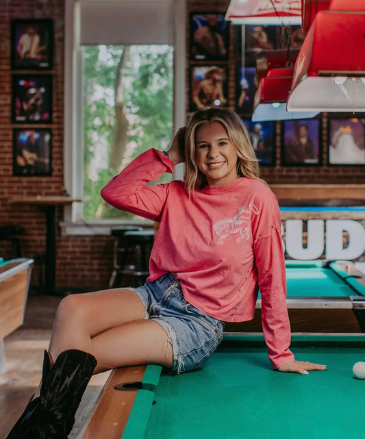 Pink Crop Top